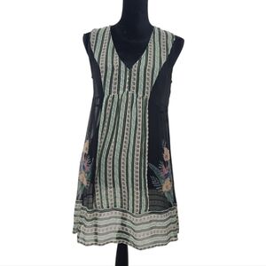 5/$15 Kimchi Blue Silk Sheer Floral Boho Coverup Dress